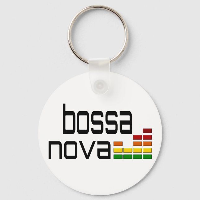 Chaveiro Bossa Nova Música com Equalizador Estéreo (Frente)
