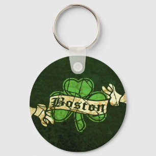 Chaveiro Boston Shamrock Vintage Style