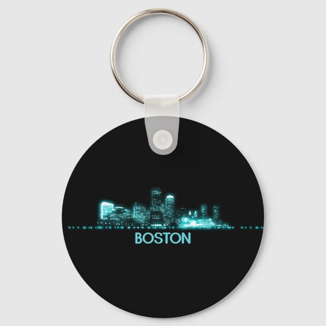 Chaveiro Boston Skyline (Frente)