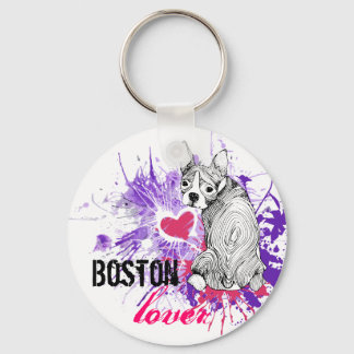 Chaveiro Boston Terrier