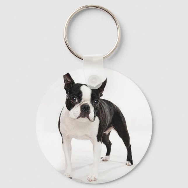 Chaveiro Boston Terrier (Frente)