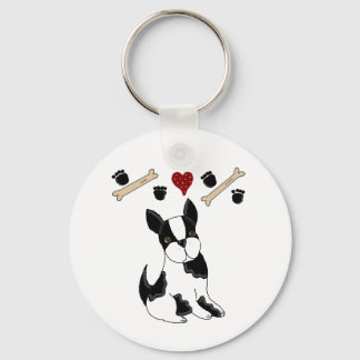 Chaveiro Boston Terrier
