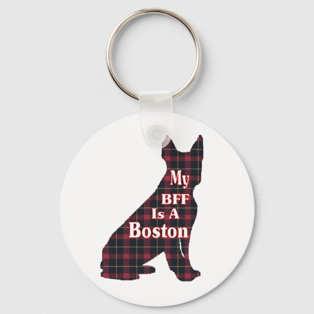 Chaveiro Boston Terrier Gifts (Frente)