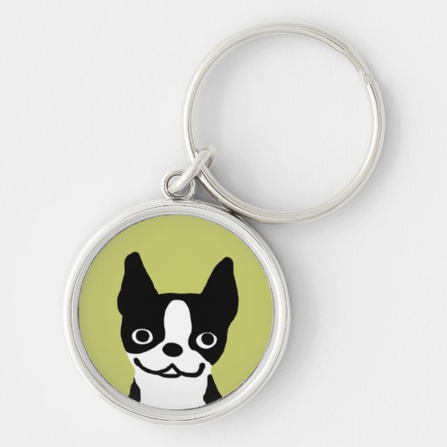 Chaveiro Boston Terrier Smile (Frente)
