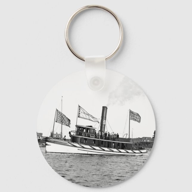 Chaveiro Boston Tugboat: final dos anos 1800 (Frente)