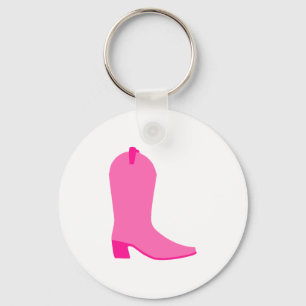 Chaveiro Bota de Cowgirl Rosa