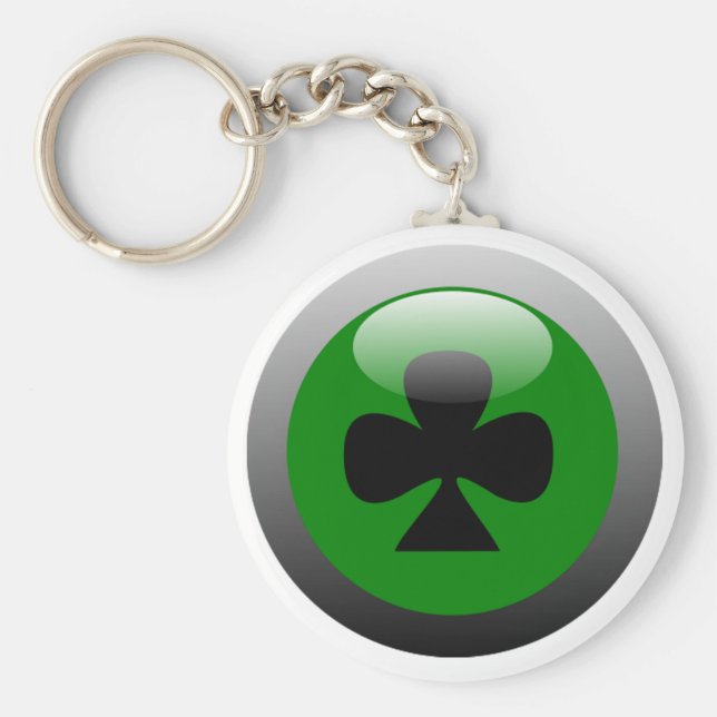 Chaveiro Botão de Poker - Clube (Frente)