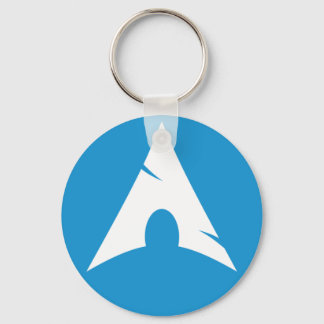 Chaveiro Botão do logotipo Arch Linux