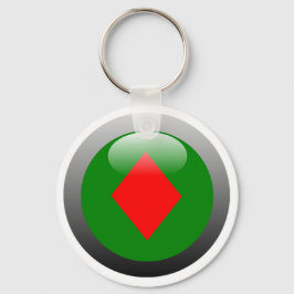 Chaveiro Botão do pôquer - Diamante