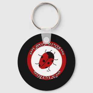 Chaveiro Botão Ladybug