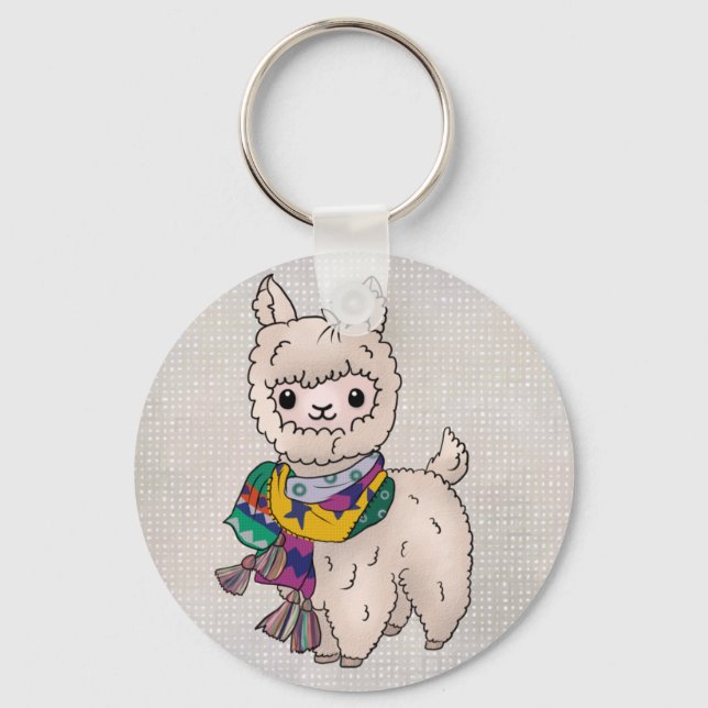 Chaveiro Botão Winterlama (Frente)