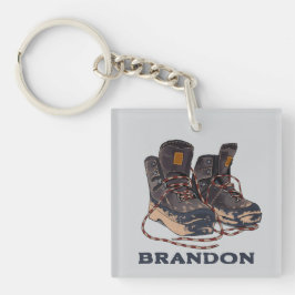 Chaveiro Botas de Caminhada Enlameadas Personalizadas Avent