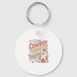 Chaveiro Botas de Cowboy Unicórnio Caprichosas Desi Zazzle