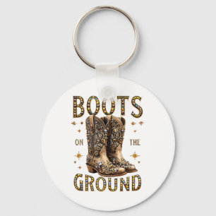 Chaveiro Botas No Ground Black Cowgirl Western Onde