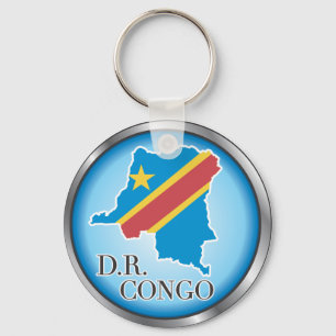 Chaveiro botões de países africanos