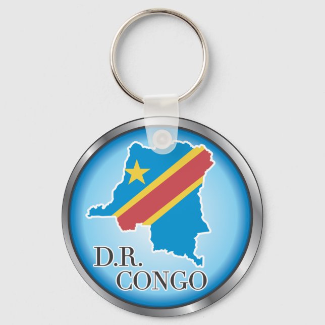 Chaveiro botões de países africanos (Frente)