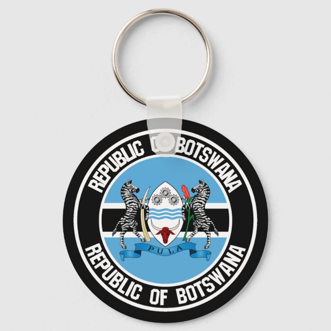 Chaveiro Botsuana Round Emblem (Frente)