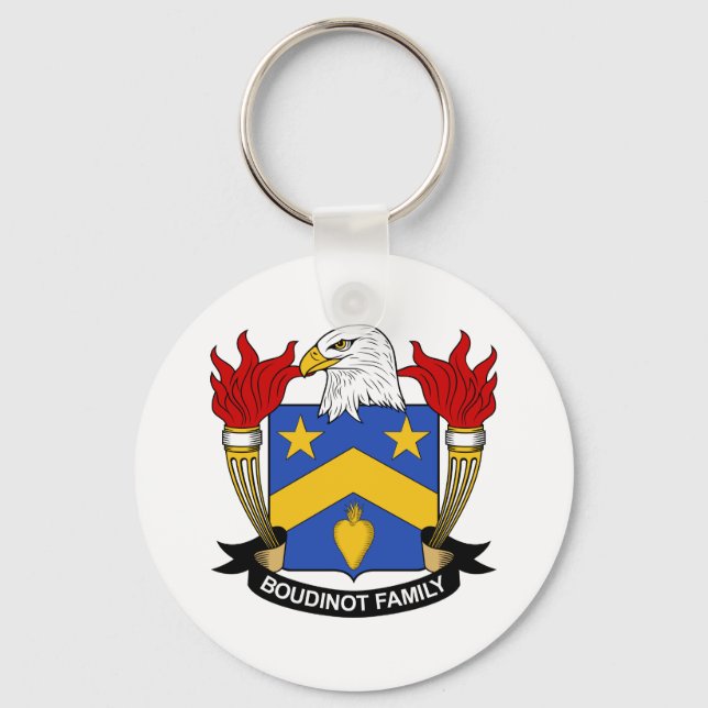 Chaveiro Boudinot Family Crest (Frente)