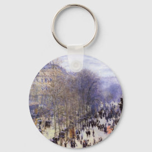 Chaveiro Boulevard des Capucines, por Claude Monet, Belas A