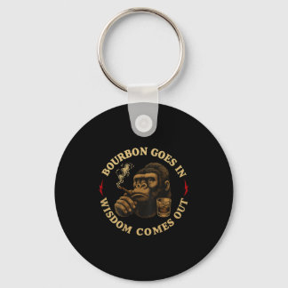 Chaveiro Bourbon entra na sabedoria sai macaco uísque (o