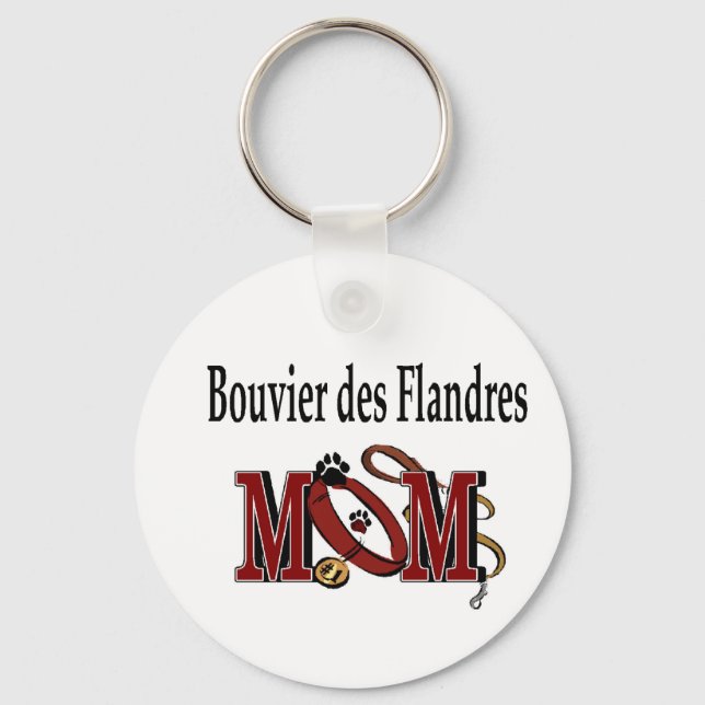 Chaveiro Bouvier des Flandres Dog MOM (Frente)