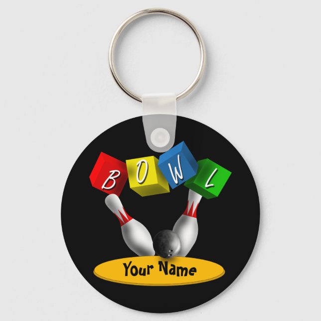 Chaveiro Bowl a Rama Boliche (Frente)