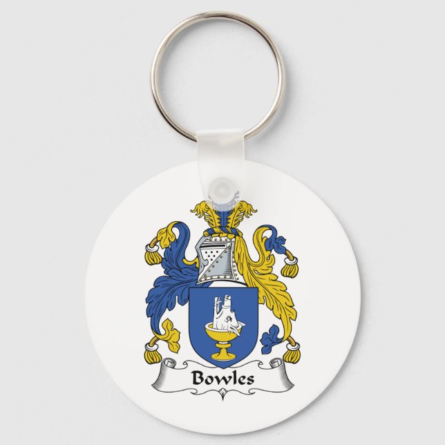 Chaveiro Bowles Family Crest (Frente)