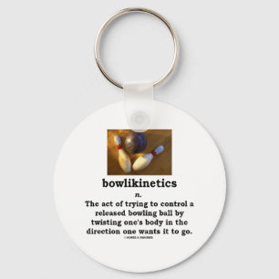 Chaveiro Bowlikinetics - ato do substantivo de torcer seu
