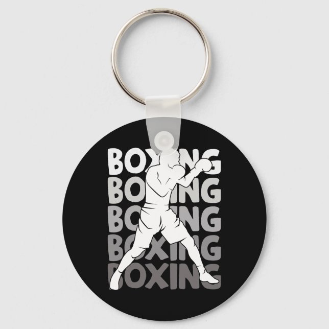 Chaveiro Boxe Boxeador Meninos Homens Crianças 2  (Frente)