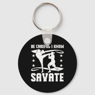 Chaveiro Boxe Savate Artes Marciais Mistas Kickboxing Franc