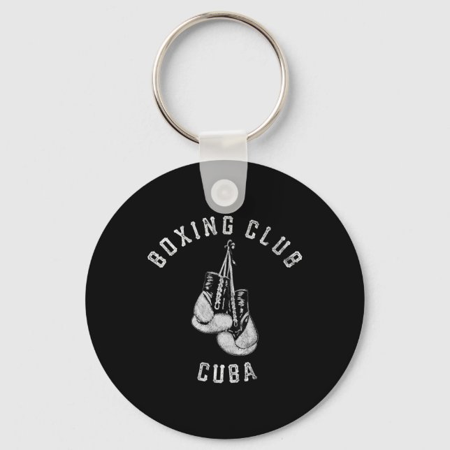Chaveiro Boxeiro Clube Cuba Luvas (Frente)