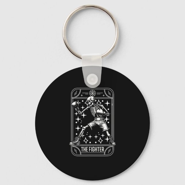 Chaveiro Boxer Fighter - Luvas Sparing Boxer Skeleton Ta (Frente)