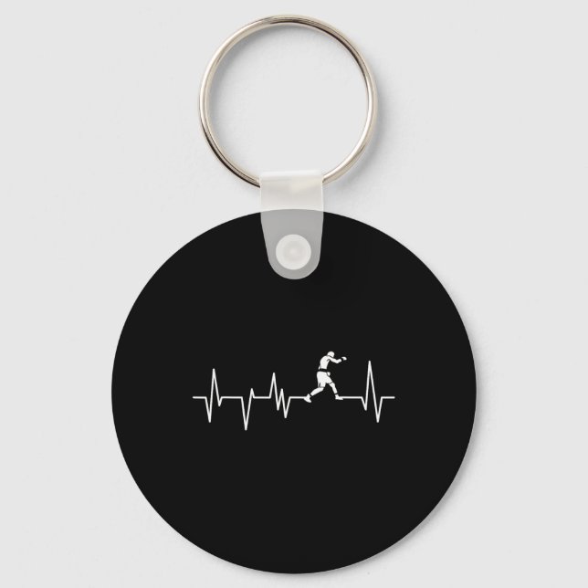 Chaveiro Boxer Heartbeat - Boxing Boxing Gift Boxing (Frente)