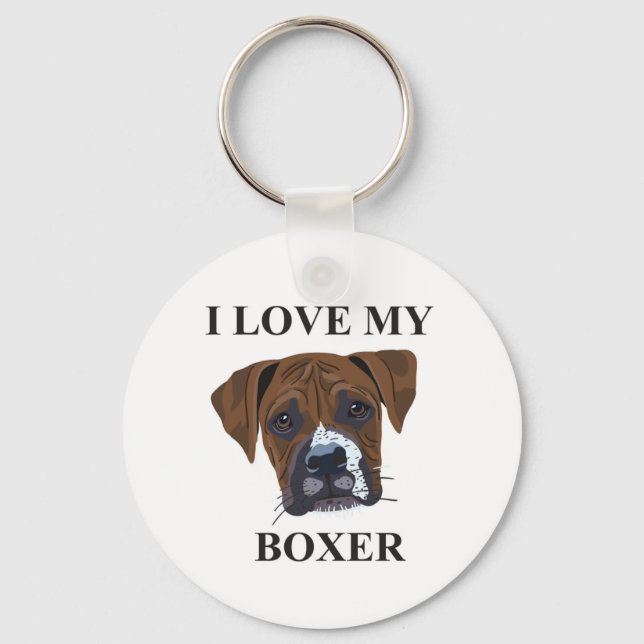 Chaveiro Boxer Love (Frente)