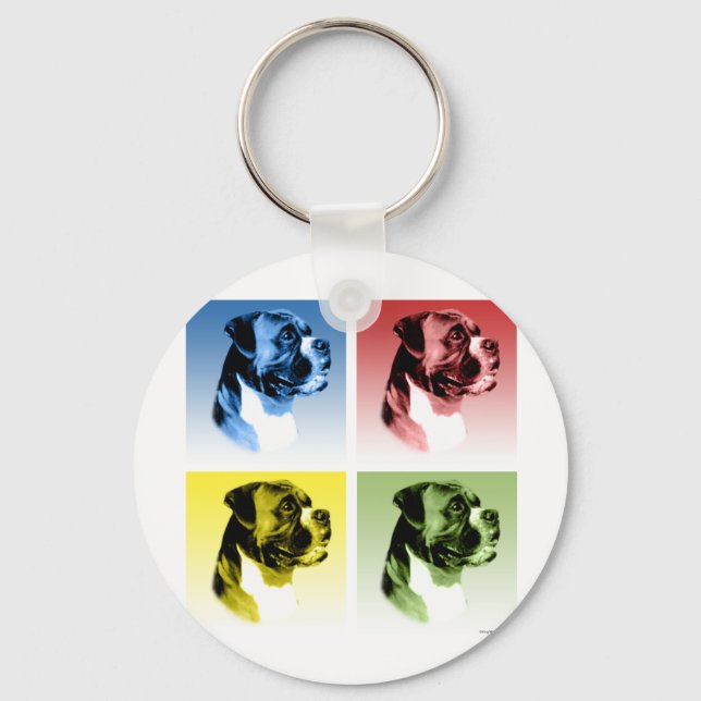 Chaveiro Boxer Pop Art (Frente)