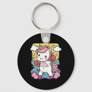Chaveiro Boxer Unicorn Com Luvas Boxing Adora Boxing