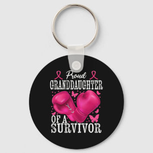 Chaveiro Boxing de Cancer Sobrevivente da Neve Orgulhosa