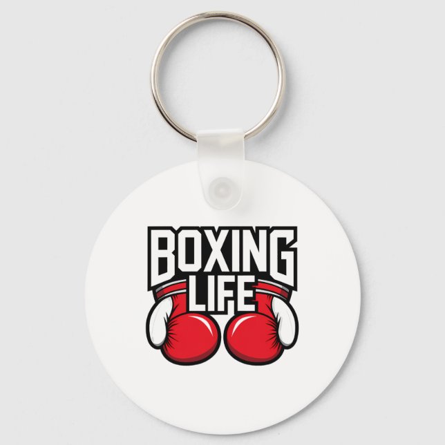 Chaveiro Boxing Life Para Boxers Profissionais Amatadores 2 (Frente)