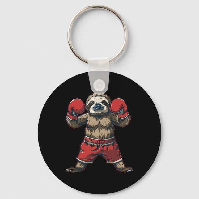 Chaveiro Boxing Lover Boxing Luvas Kickboxing Engraçadas (Frente)