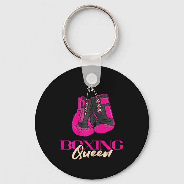 Chaveiro Boxing Queen Kickboxer in a box Luvas Boxing Bo (Frente)