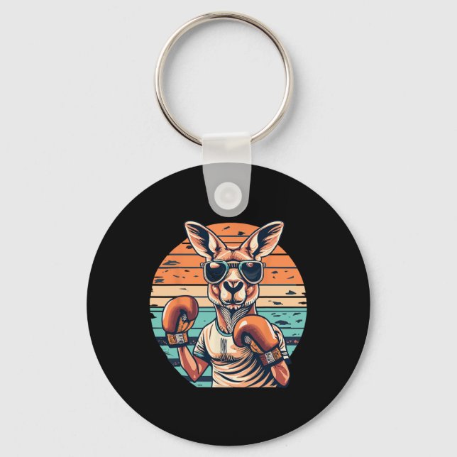 Chaveiro Boxing Roger Australiano Kangaroo Boxer Kang (Frente)