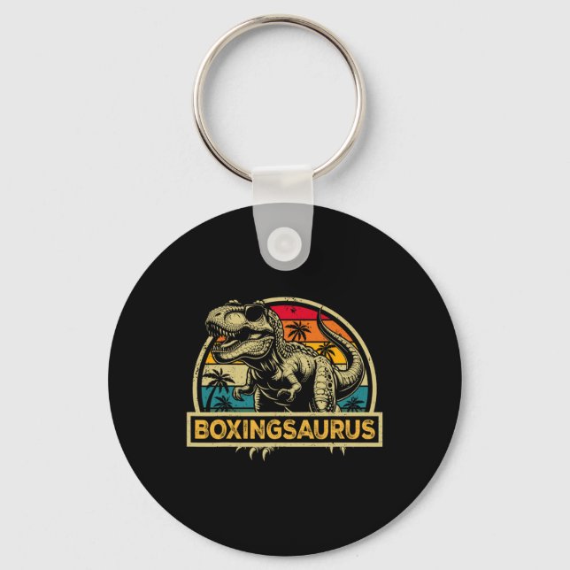 Chaveiro Boxingsaurus T Rex Dinosaur Boxing Saurus Family M (Frente)