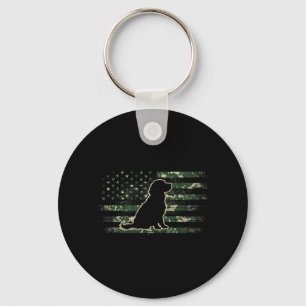Chaveiro Boykin Spaniel Camuflagem Bandeira Americana EUA C