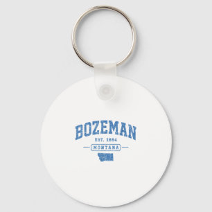 Chaveiro Bozeman esportes vintage montana retrô atlético