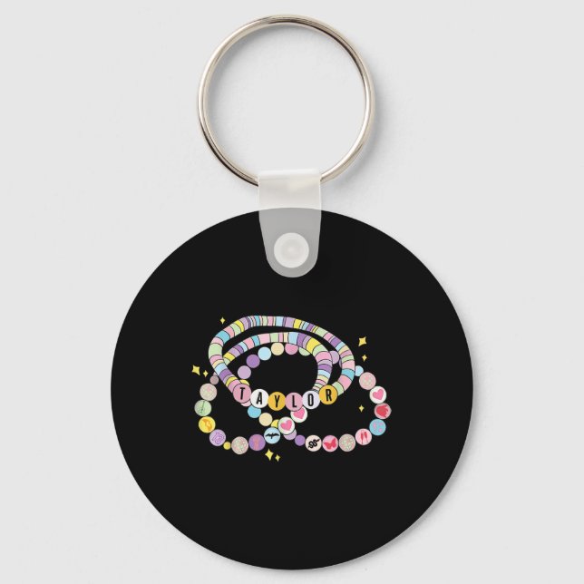 Chaveiro Bra de Amizade Personalizada da Garota Taylor Firs (Frente)