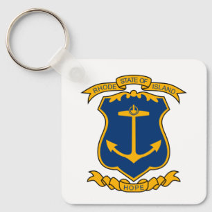 Chaveiro Bracelete da Insígnia de Rhode Island