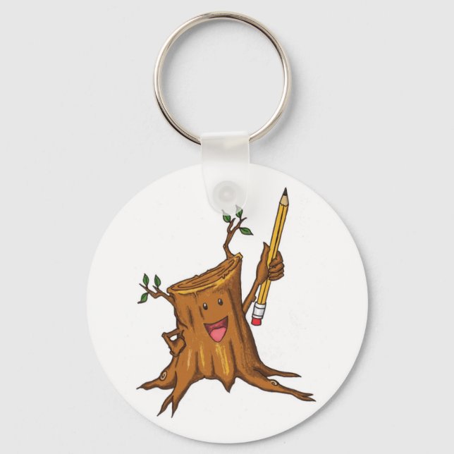 Chaveiro branco estumulado (Frente)