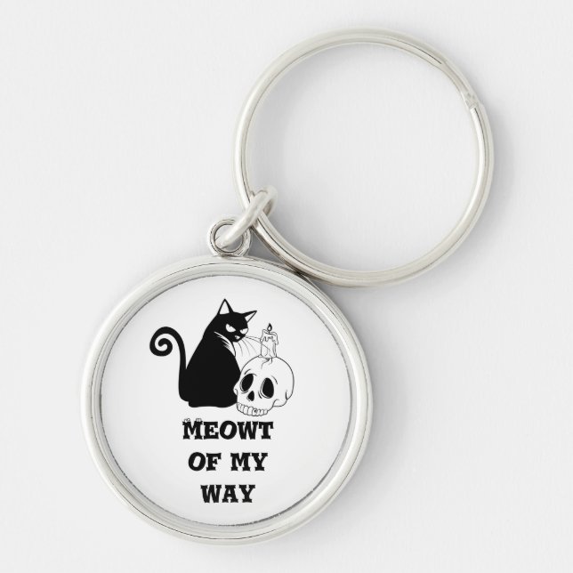 Chaveiro branco reprodutor com Design de gaivota (Frente)