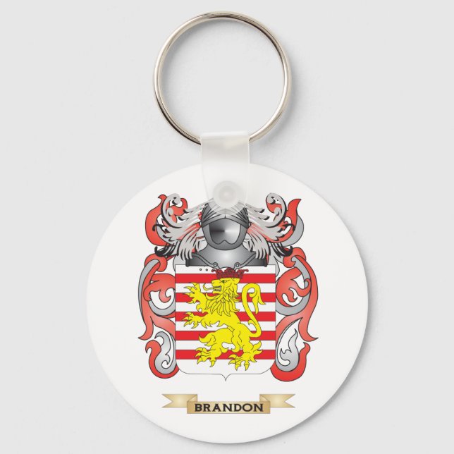 Chaveiro Brandon Casaco de Armas (Crest Familiar) (Frente)