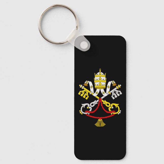 Chaveiro Brasão de armas da Cidade do Vaticano (Frente)